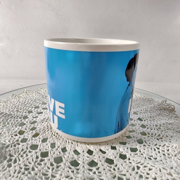Star Wars Mugs Princess Leia I Love You Hallmark Blue Coffee Cup Vintage - Picture 7 of 9